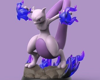 Mewtwo - Pokemon - Fan Art - 3D model by printedobsession on Thangs