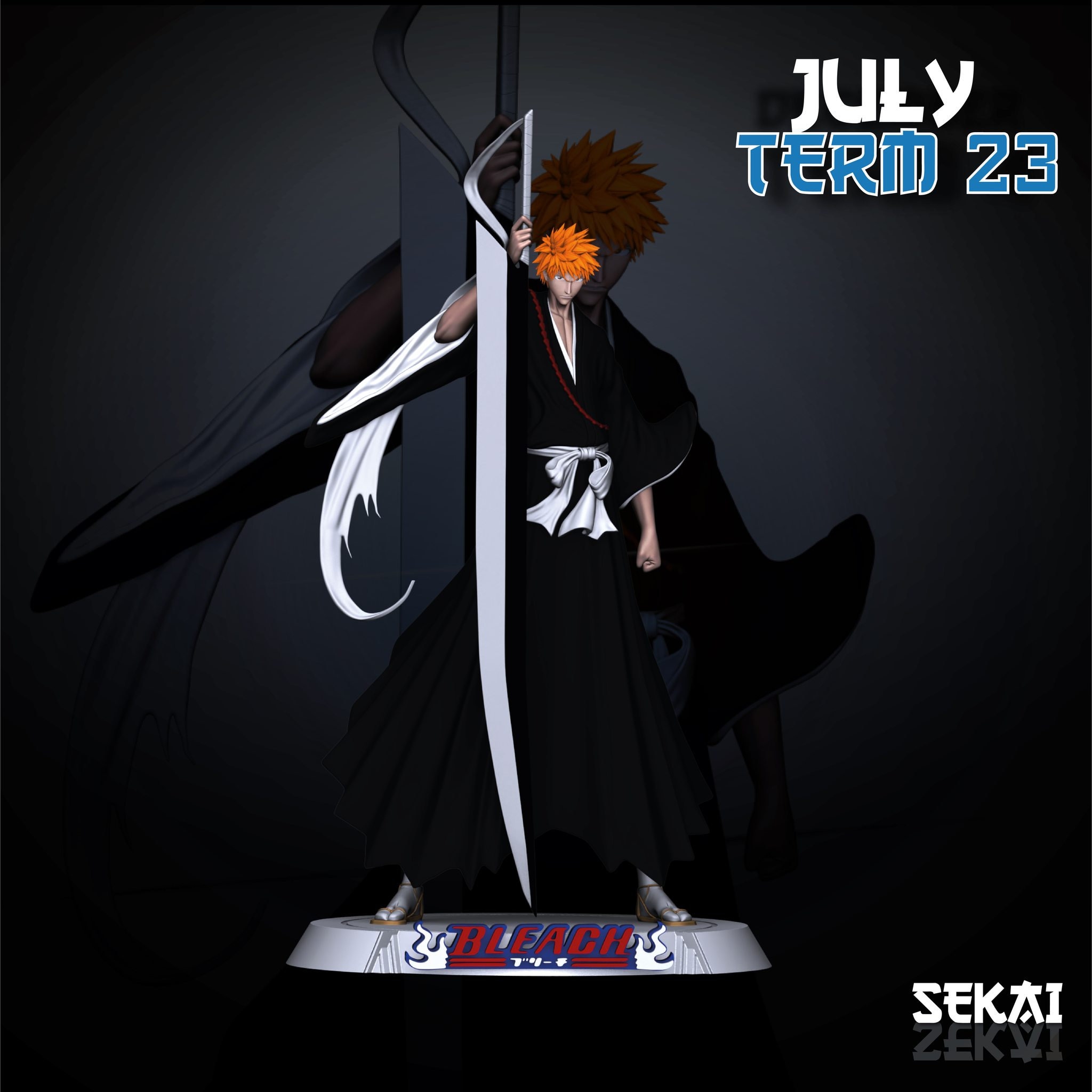 Bleach Ichigo Fullbring Bankai Metal Poster Metal Poster – Anime