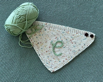 Personalized baby scarf - Confetti!