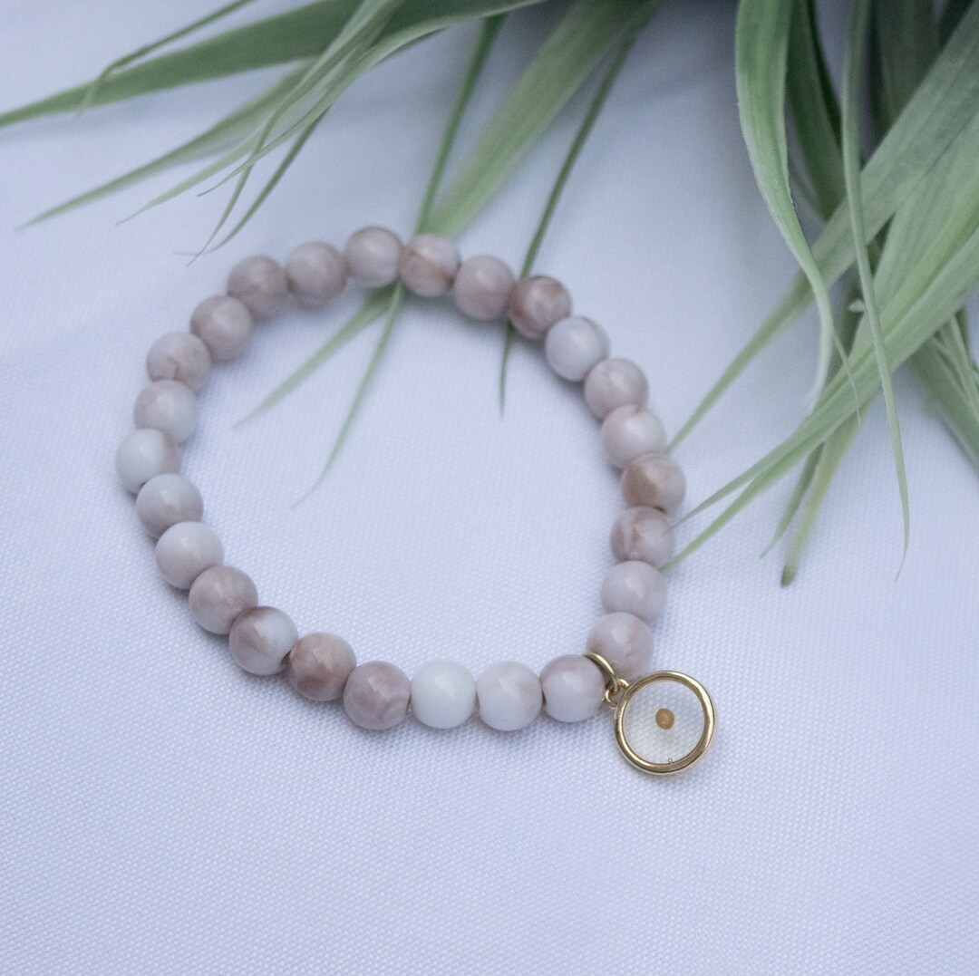 Mustard Seed Faith Bracelet Beaded Stretch Bracelet Handmade Etsy