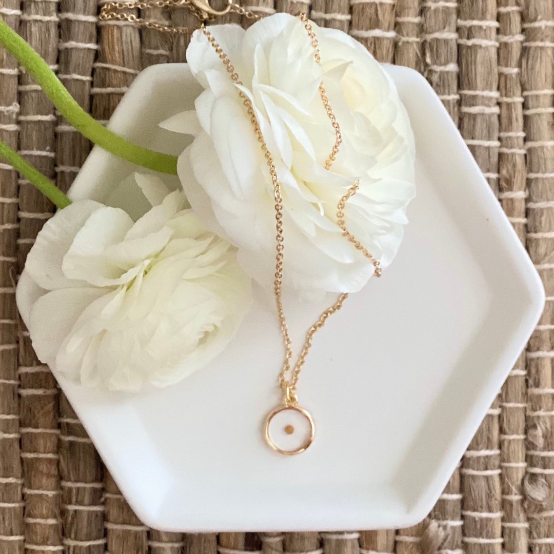 Mustard Seed Necklace Gold Toned the Tiny Faith Necklace Etsy