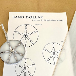 Sand Dollar MUSTER | Kaufmännisches Muster | Muscheln | Glasmalerei Muster | Digitaler Download | PDF