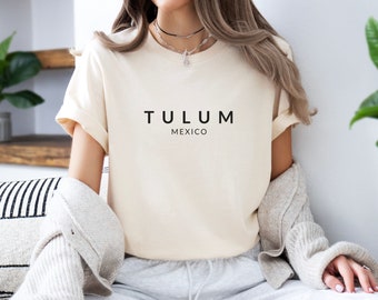 Tulum Mexico Vacation T-Shirt: Minimalist Travel Tee