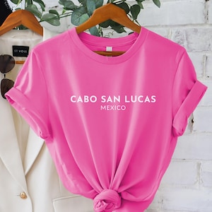Cabo San Lucas Mexico Travel Shirt, Mexico Girls Trip, Family Vacation T-shirt, Travel Lover Gift, Minimalist City Shirt, Mexico Clothing