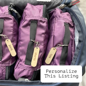 Packing Cube "Claw Clip" Tags - Custom, personalisieren Sie diesen Artikel