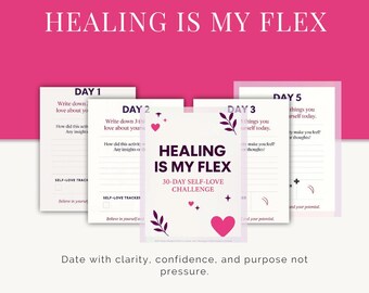 Self-Love Challenge: 30-Day Mental Wellness Journal (Printable)