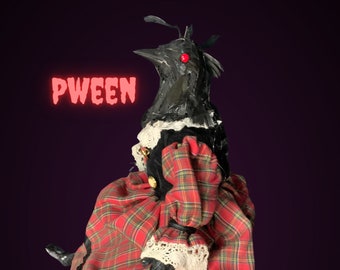 Pween Creepy Doll Crow
