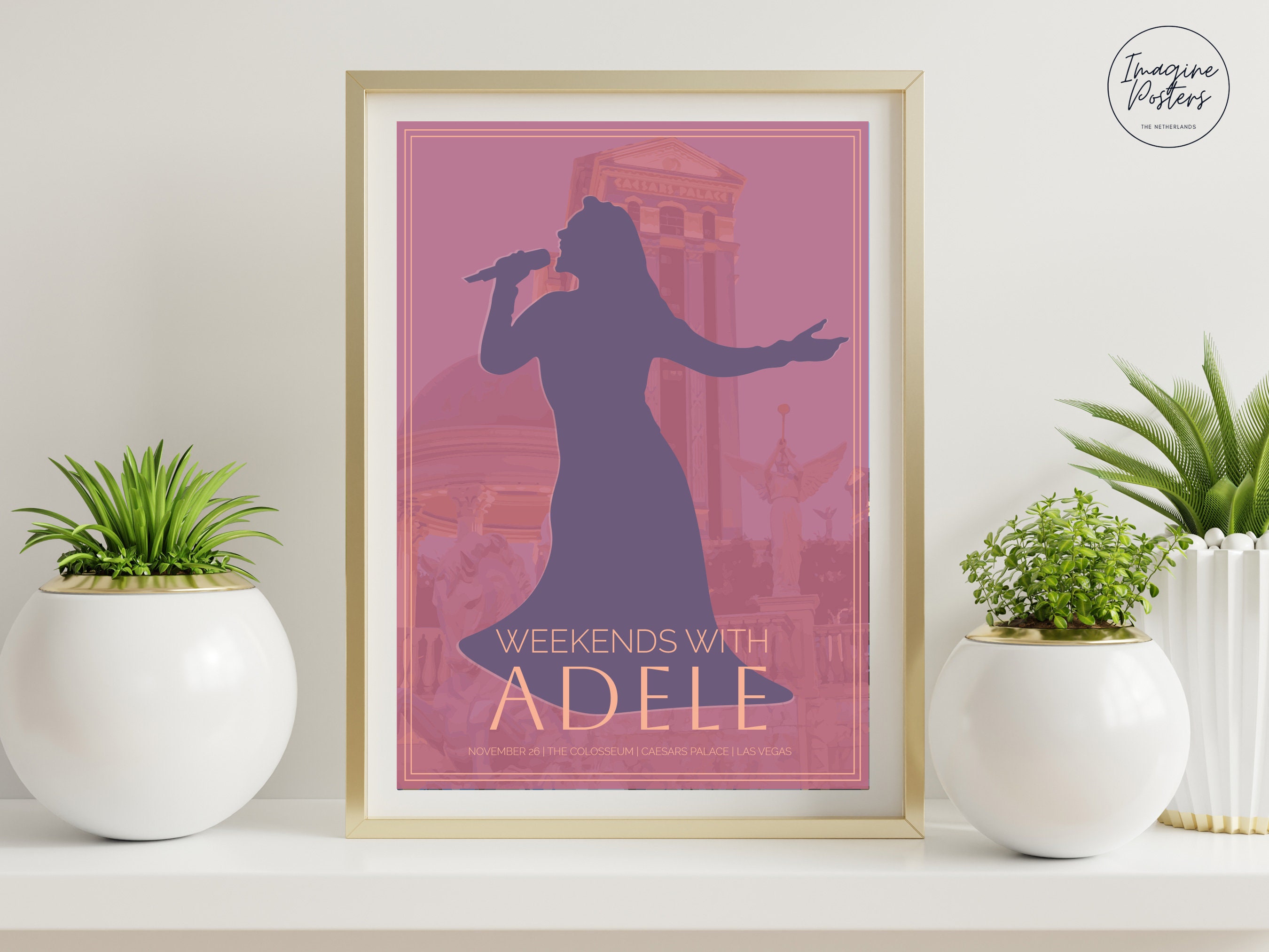 Discover Adele Poster Las Vegas | Weekends with Adele Poster