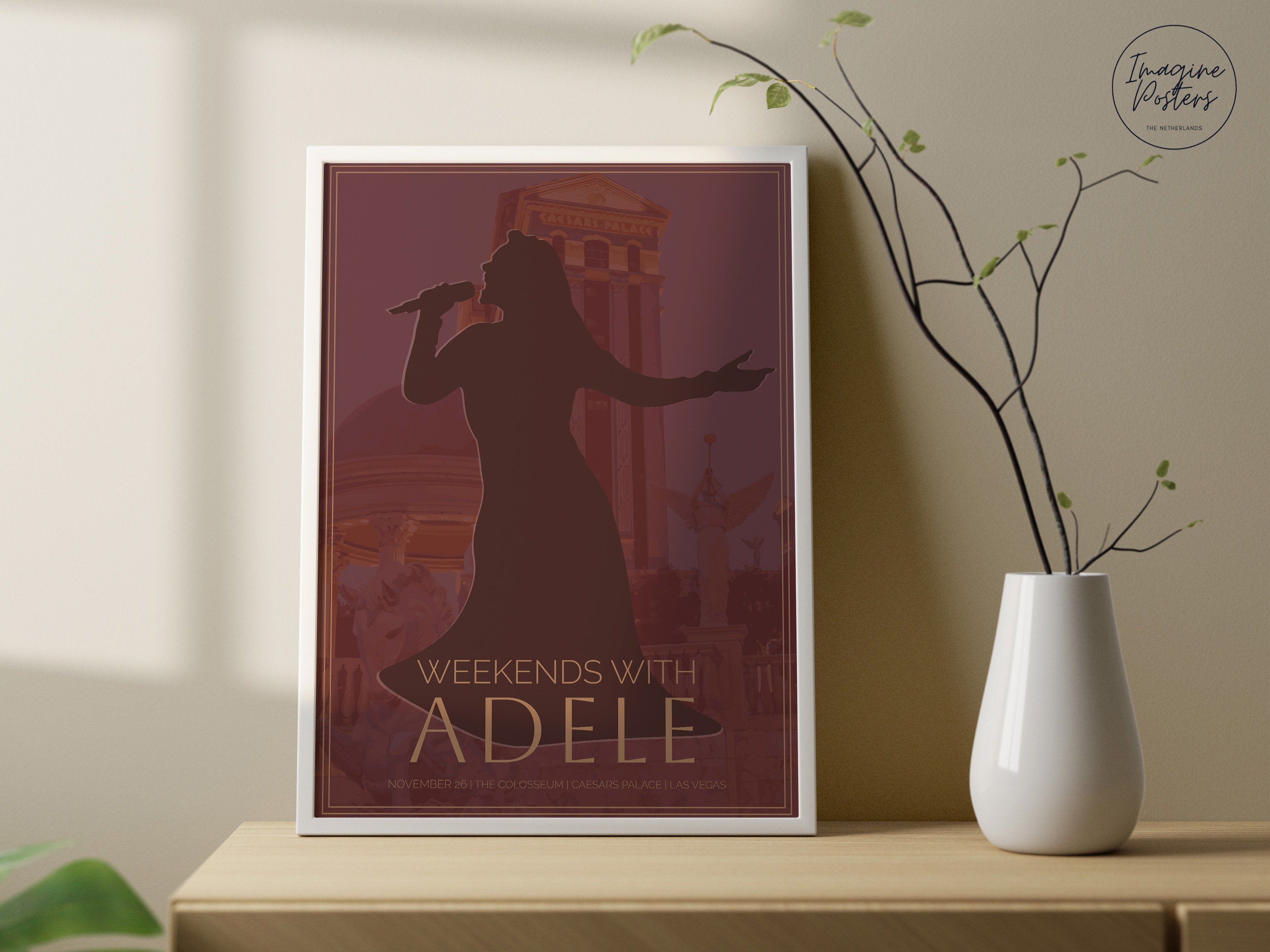 Adele Poster Las Vegas | Weekends with Adele Poster