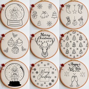 Broderimönster i PDF-format Hela butikspaketet: Himmelska, Häxiga, Kvinnor, Astrologi, Alla hjärtans dag, Jul, Halloween, Djur, Botaniska mönster bild 8