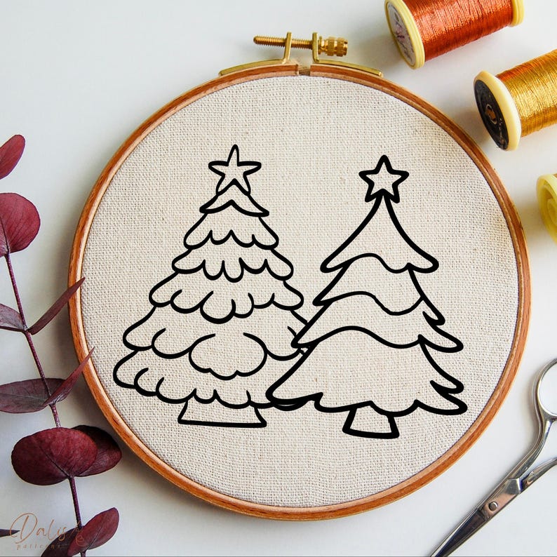 Christmas Punch Needle PDF Pattern Bundle, Digital Punch Needle ...