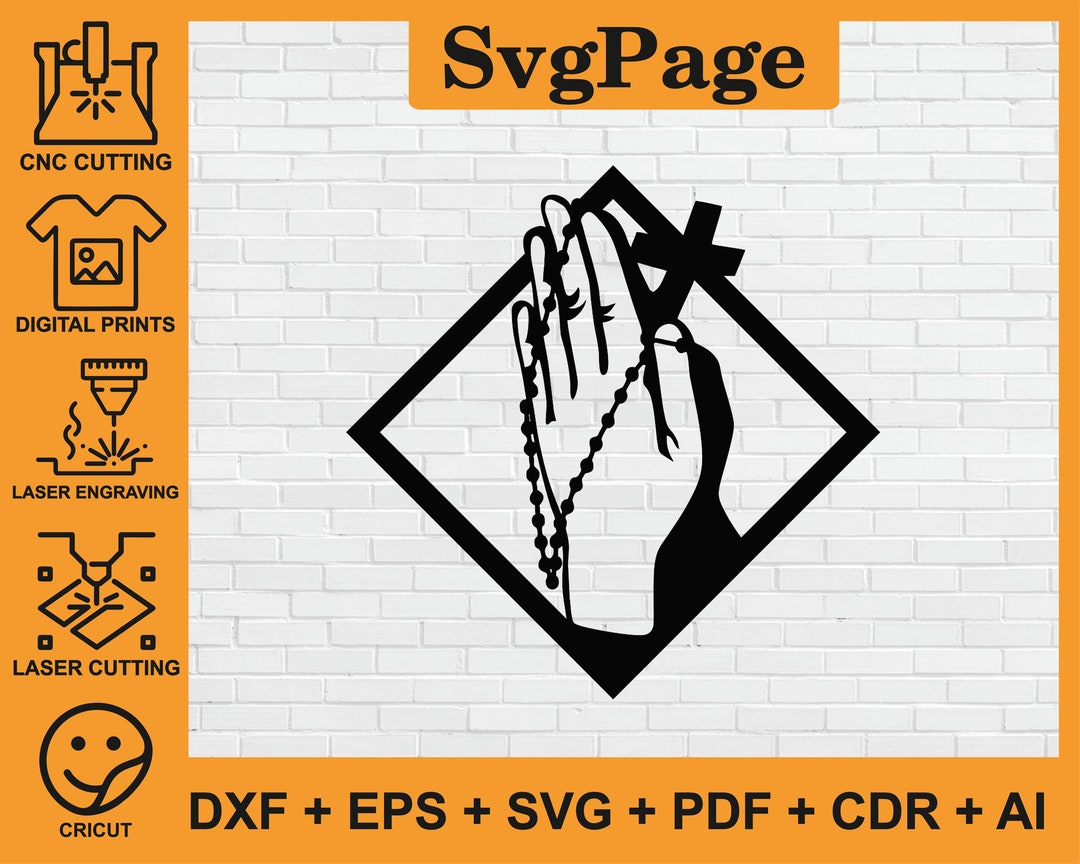 Christian Jesus Cross Laser Cut Svg Dxf File Wall Sticker Pdf ...