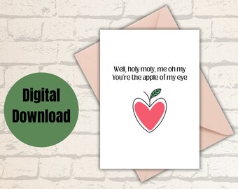 Valentine's Day Sweetest Day Anniversary Love Blank Printable Greeting Card Home Lyrics Edward Sharpe and the Magnetic Zeros