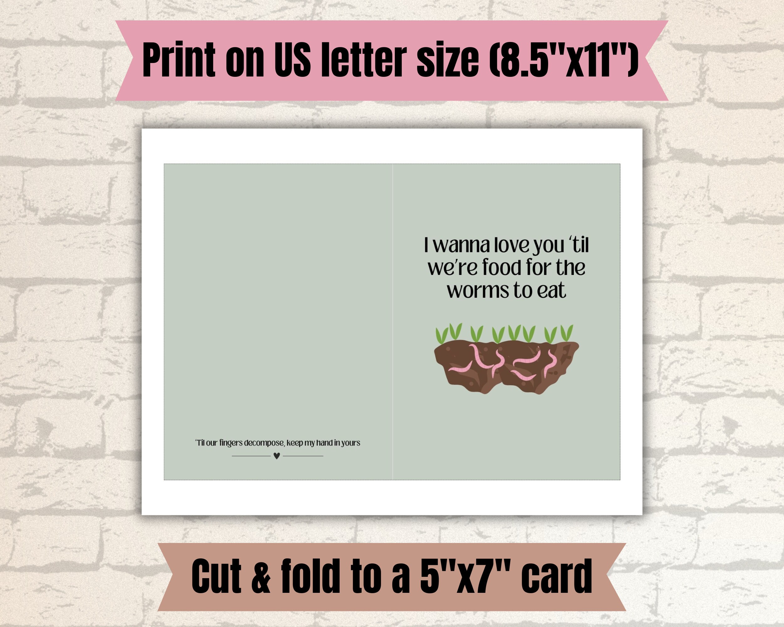 Happy Valentine's Day Printable Greeting Card Noah Kahan Lyrics - Etsy