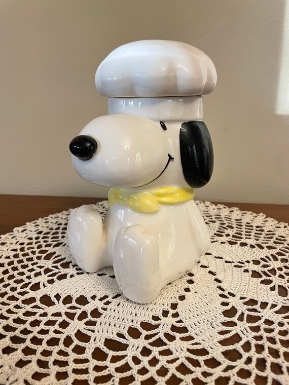 Vintage Snoopy Cookie Jar Etsy