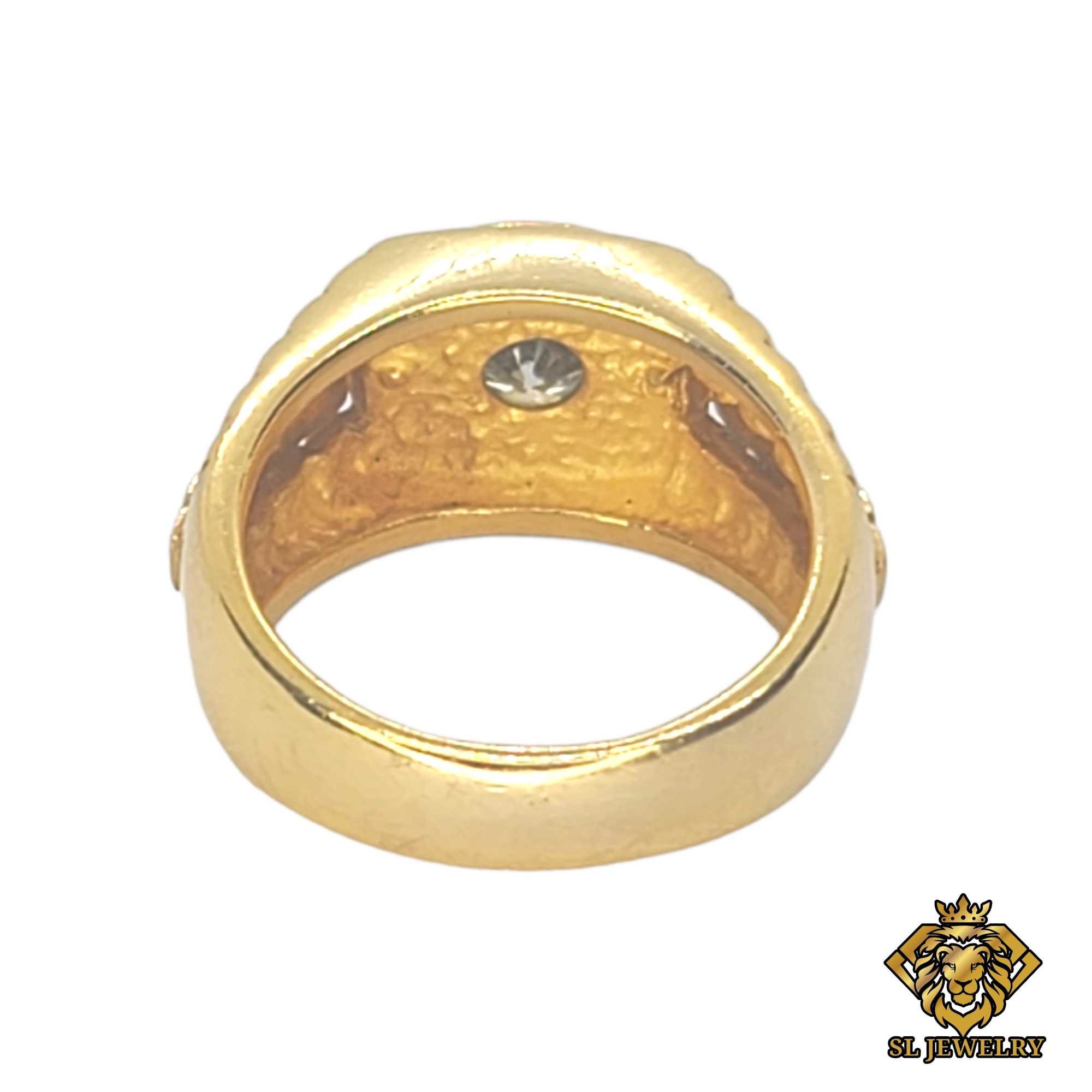 14kt 1.50ct Diamond Mens Ring Etsy