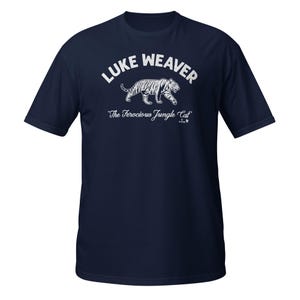 Luke Weaver: Ferocious Jungle Cat  - New York Baseball T-shirt