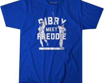 Kirk Gibson & Freddie Freeman: Gibby Trefft Freddie | Los Angeles (LA) Baseball T-Shirt