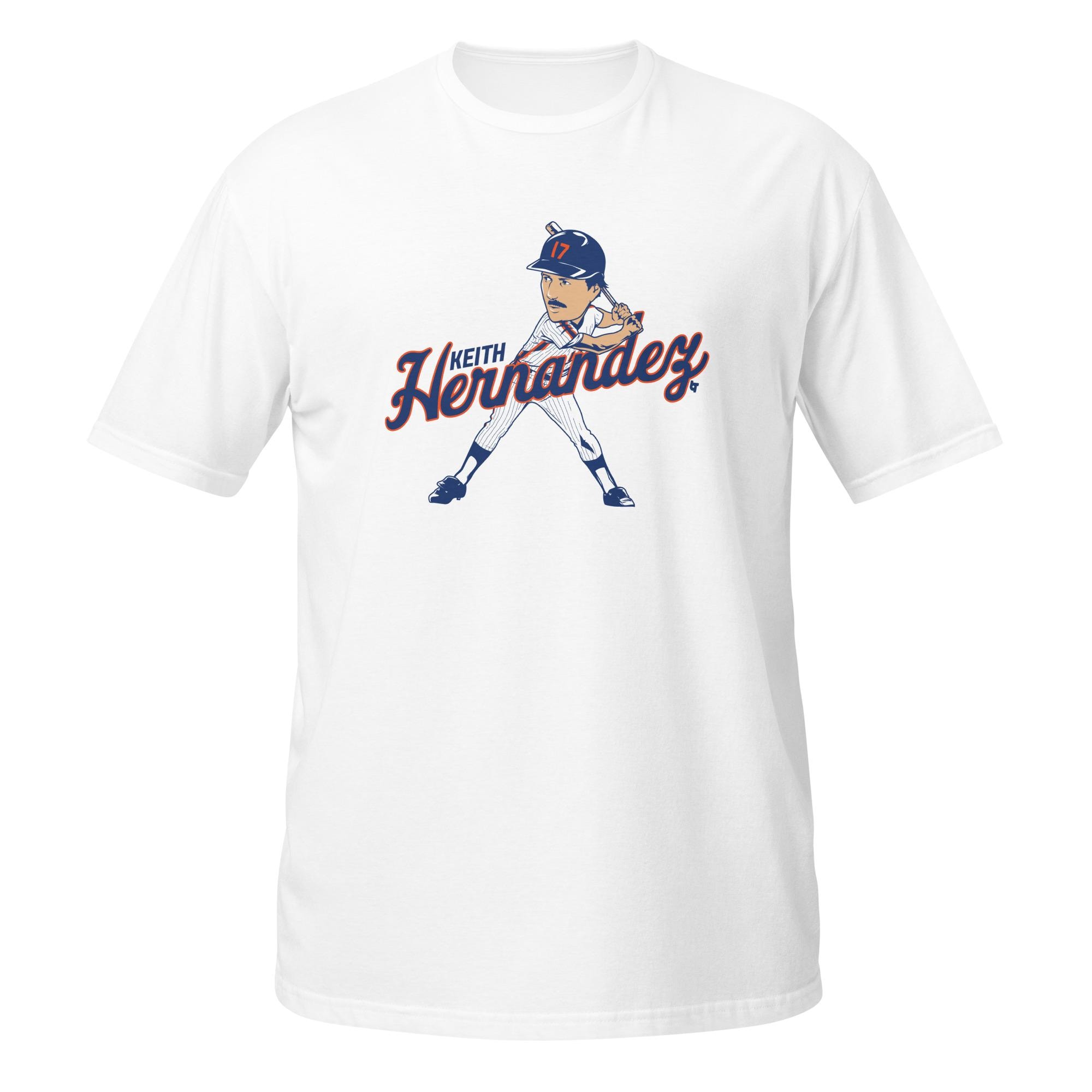 500 LEVEL Keith Hernandez Script T-Shirt - Officially Licensed Baseball Fan Apparel - View #3