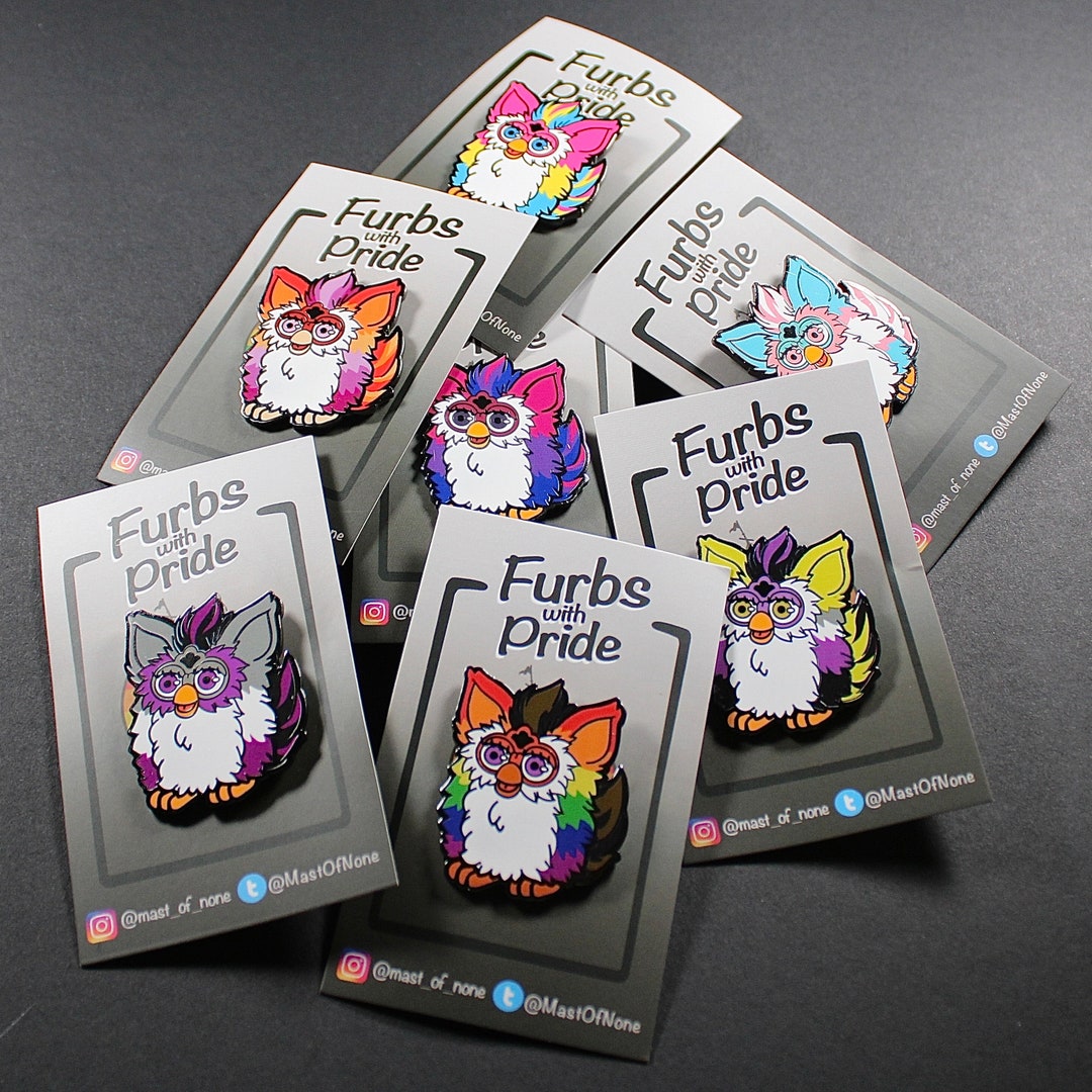 Furby Pride Collection - Enamel Pins - Etsy