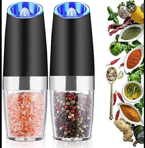  Gravity Electric Salt and Pepper Grinder Set Gifts for