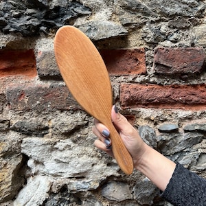 MakeMake Tools | Handmade Wooden CLAY ELLIPTIC PADDLE for Shaping | Forming | Compressing and Flatting irregularities on Clay Surfaces.