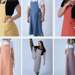 MakeMake Tools | Split Leg Waterproof Unisex Pottery Apron | Ceramic Coveralls | Claypron | Florist Gown | Stylish Aprons