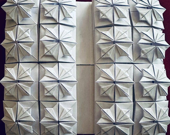 Paper Origami Thread Book in Pure White - Etsy