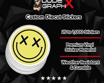 Custom Die Cut Vinyl Stickers: Full Color Logo Stickers