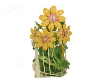 No.26 Tea Flower Bouquet Popup Card