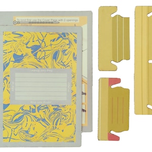 Spine-less Eco-friendly ringless binder (Data Binder) #17 Yellow