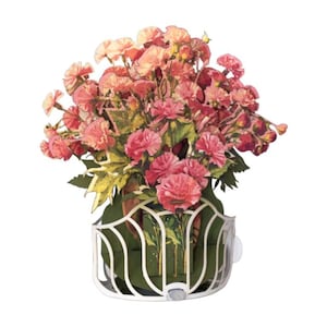 No.58 Carnations Bouquet, Pop-up Greeting Card