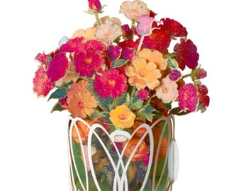 No.55 Mixed Flowers Pop up bouquet