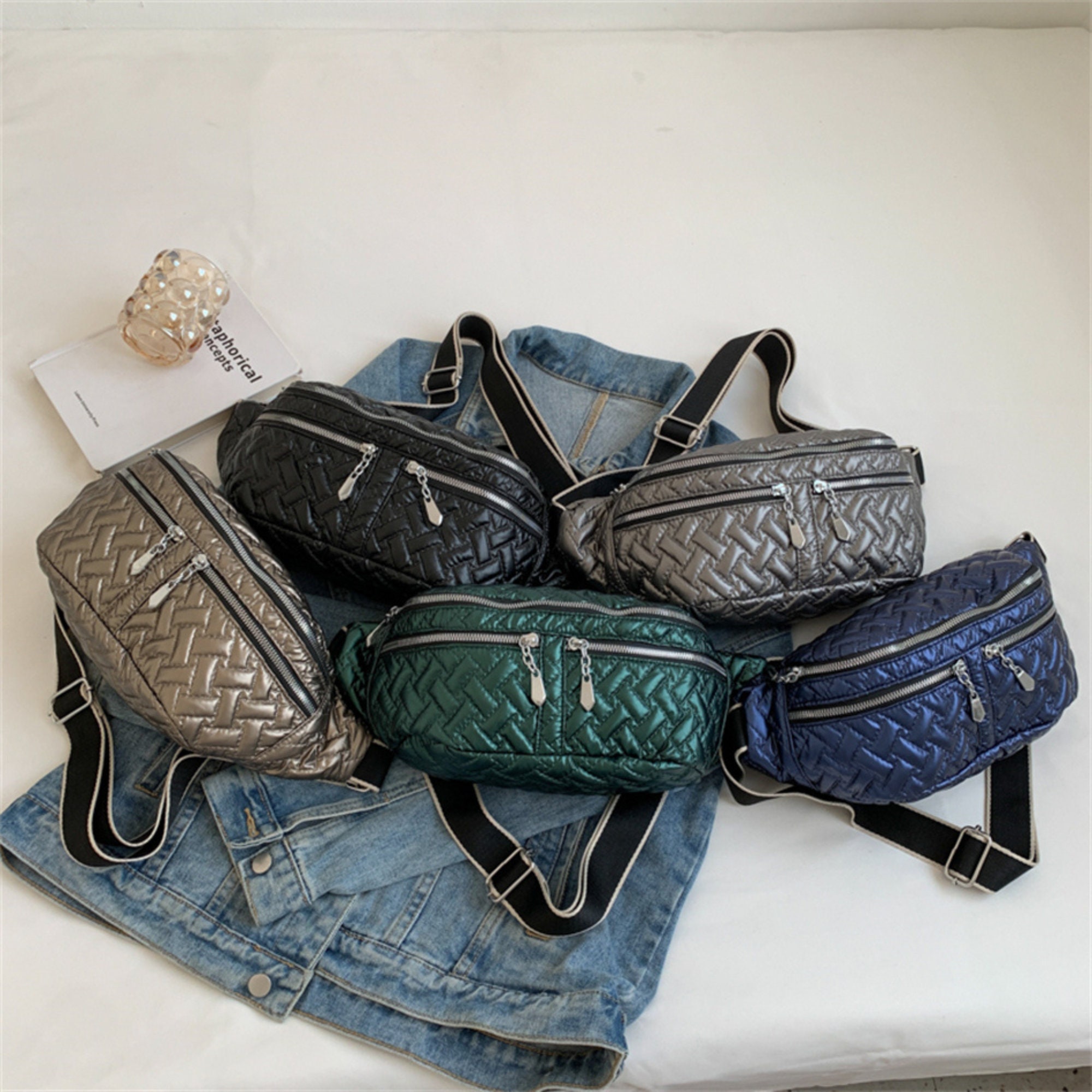 Buylor Women's Belt Bags Fashion Waist Packs Designer Bum Bag Shoulder
