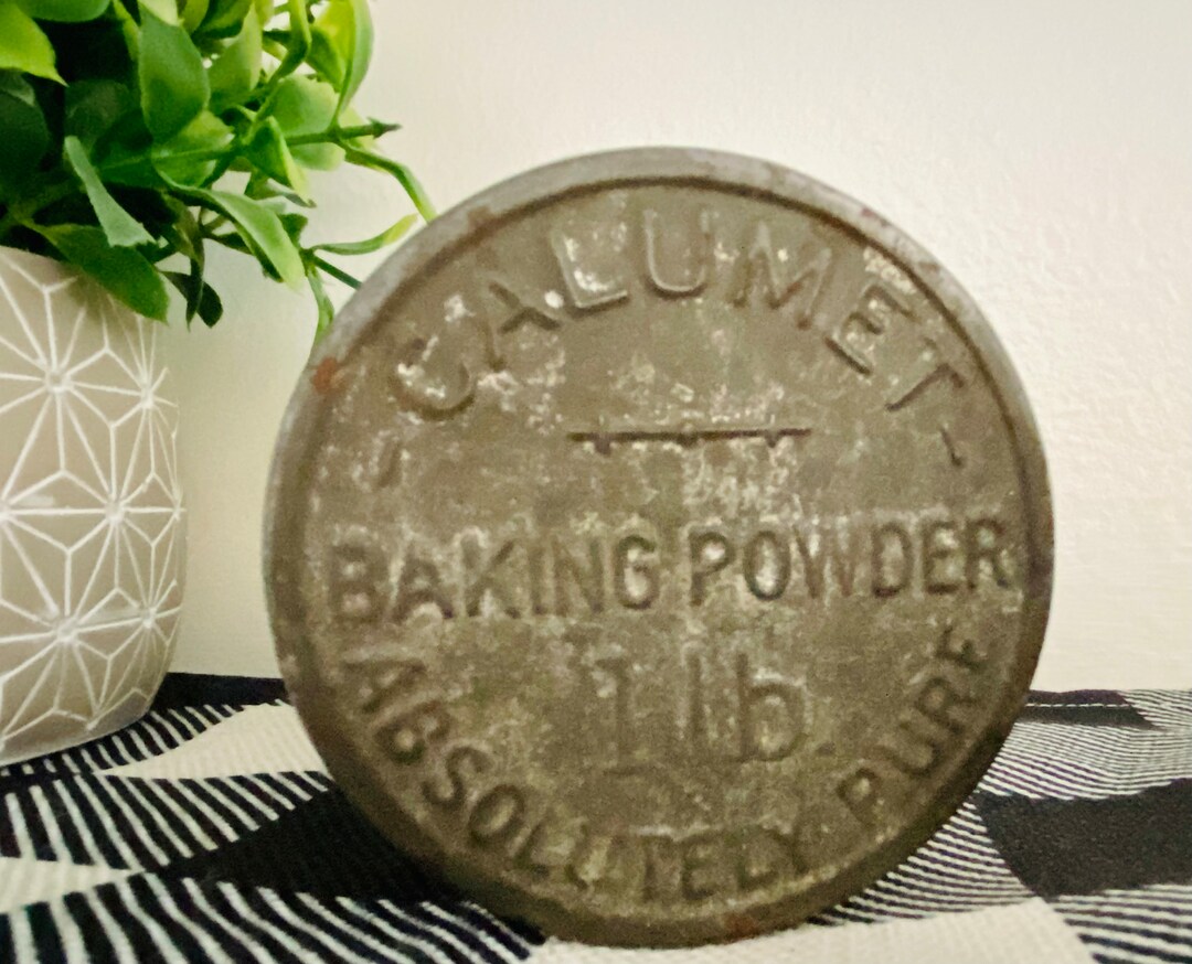 Antique Calumet Baking Powder Tin Etsy