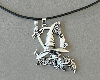 Collar de Halloween para mujer, collar con dijes de Halloween, gargantilla con dijes de película de terror, joyería de Halloween, collar único con temática de Halloween, regalos.