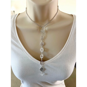 Chakra Halskette sieben Chakra Anhänger Halskette Heilung Halskette 7 Chakren Charme spirituelle Halskette spirituellen Schmuck Energie Halskette Geschenk
