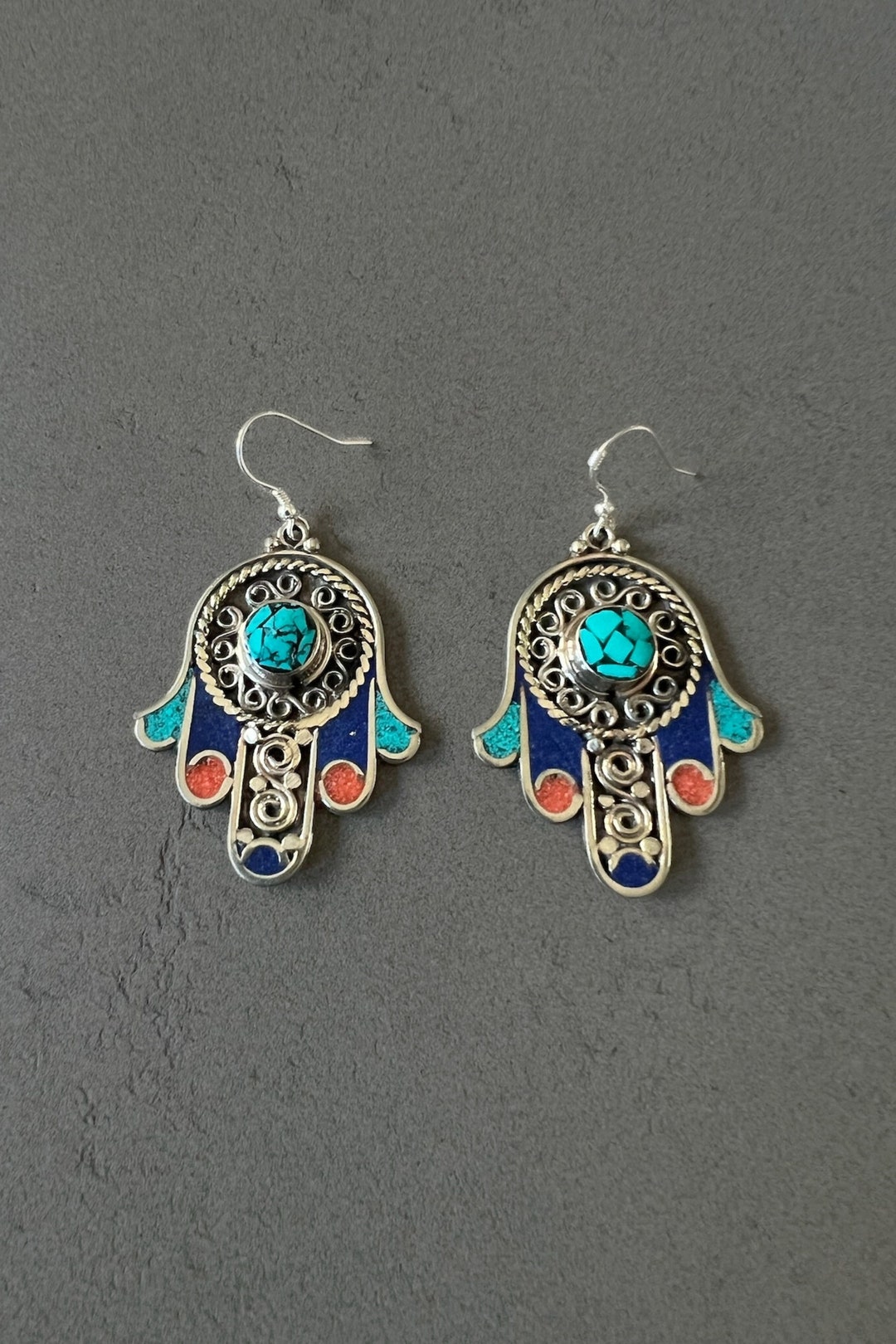 Hamsa Hand Earrings