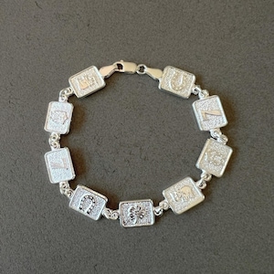 Lucky charm bracelet for her Good luck bracelet for him Luck bracelet handmade bracelet sterling silver jewelry good luck charm bracelets