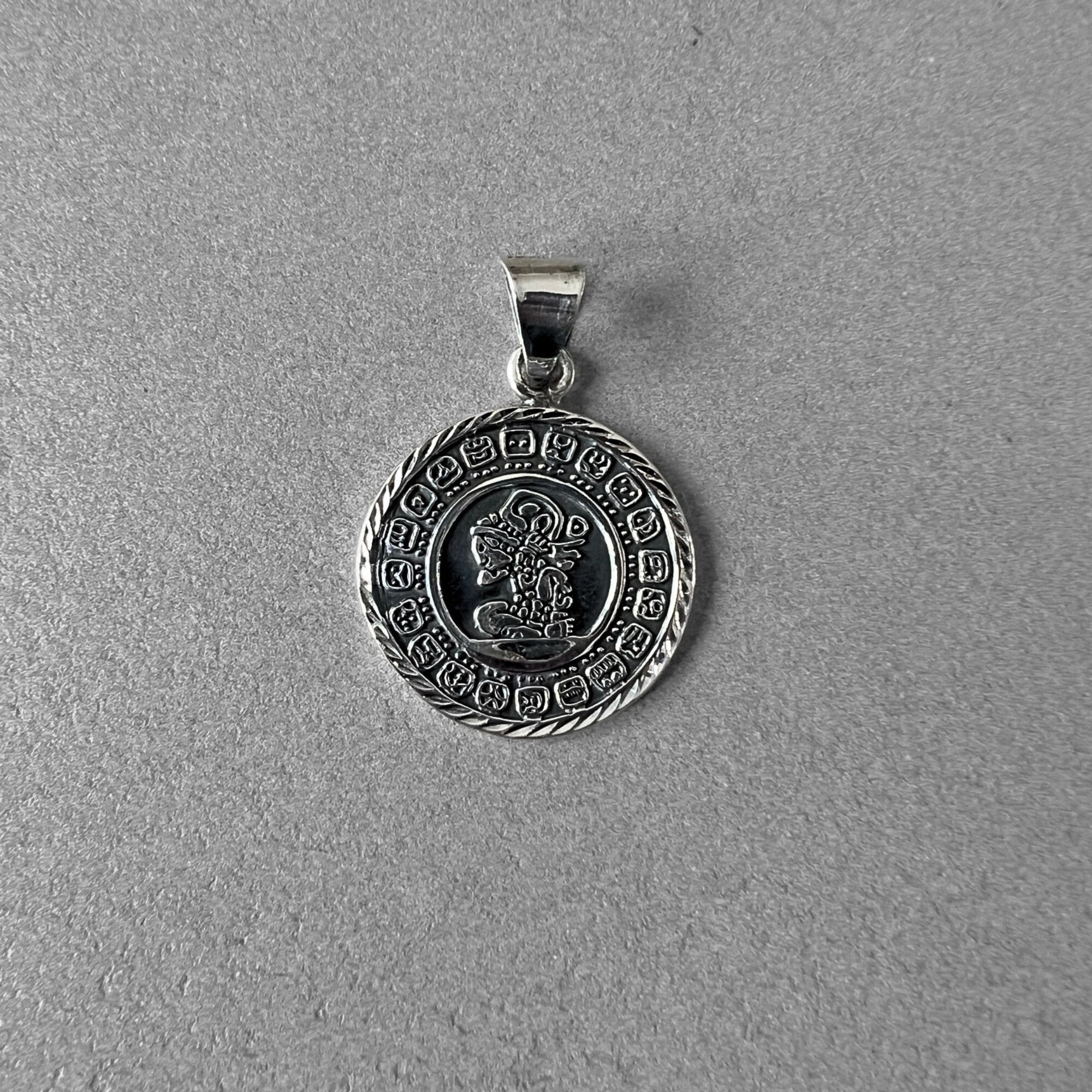 Mayan Calendar Pendant Mayan Calendar Handmade Pendant for Him Silver Mayan Calendar Pendant Mayan Calendar Handmade Pendant for Him Silver