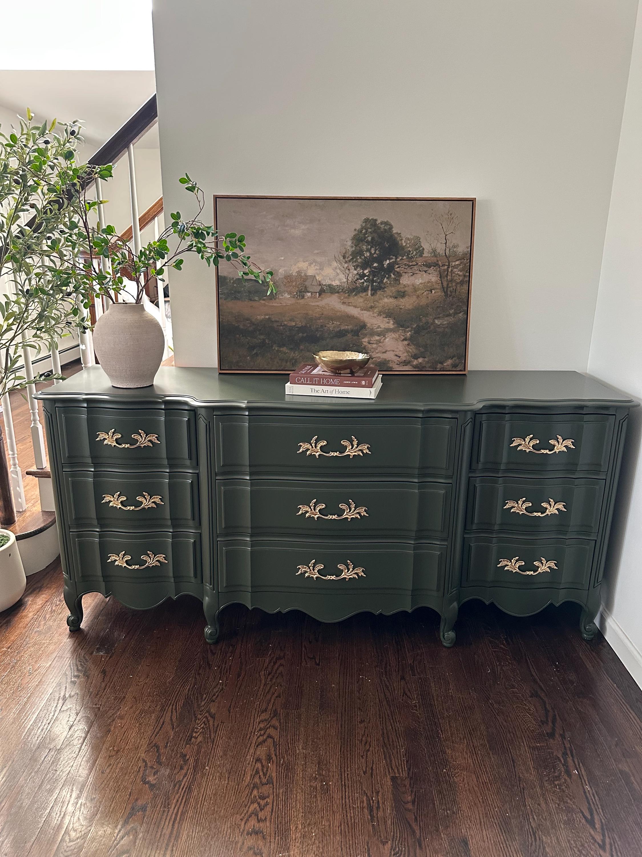 french dresser 19th Century Four Drawer Pitch Pine Dresser, France this white dresser offers generous space for clothing A Blue French Provincial Dresser