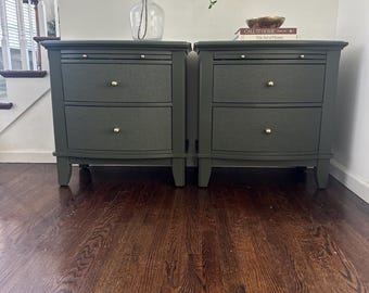 Modern Oversized Hamilton & Spill Nightstands