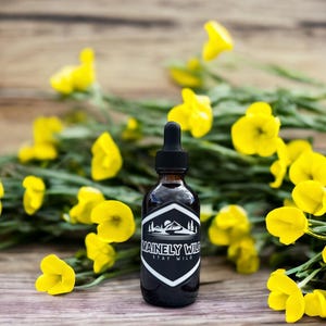 Organic Evening Primrose Tincture - Oenothera Biennis - 2fl oz - Sustainably Harvested Wild Evening Primrose Herbal Infusion - Extract