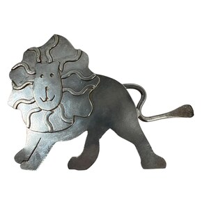 Vintage NWT Sterling Silver Lion Brooch or Pendant &quot;King Of The Jungle&quot; Katie Enewold