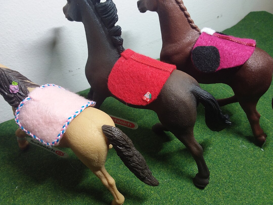 Schleich Horse Saddle Pads you Choose What You Like Etsy