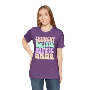 Camiseta de mamá holística crujiente, camisa de mamá hippie, camisetas de mamá, camisa para mamá imagen 6