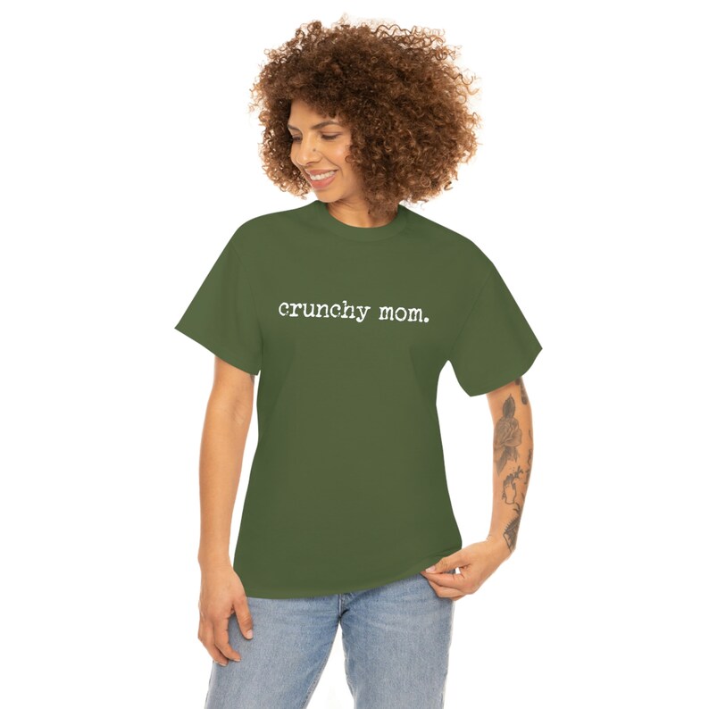 Crunchy mom tshirt, Crunchy mama, Holistic mama, Crunchy mom shirt, Crunchy mama shirt, Hippie mom shirt image 2