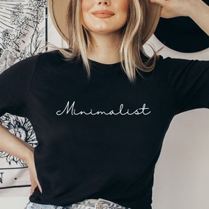 Minimalist Tshirt, Minimal shirts, Women&#39;s minimalist tshirt