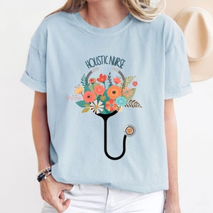 Holistic Nurse T-shirt, Crunchy Nurse shirt, Natura Medicine Nurse Gift