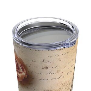 Eiffel Tower cup, Vintage Paris France Tumbler, French shabby chic mug, Gift for her, Gift for coffee lover image 5
